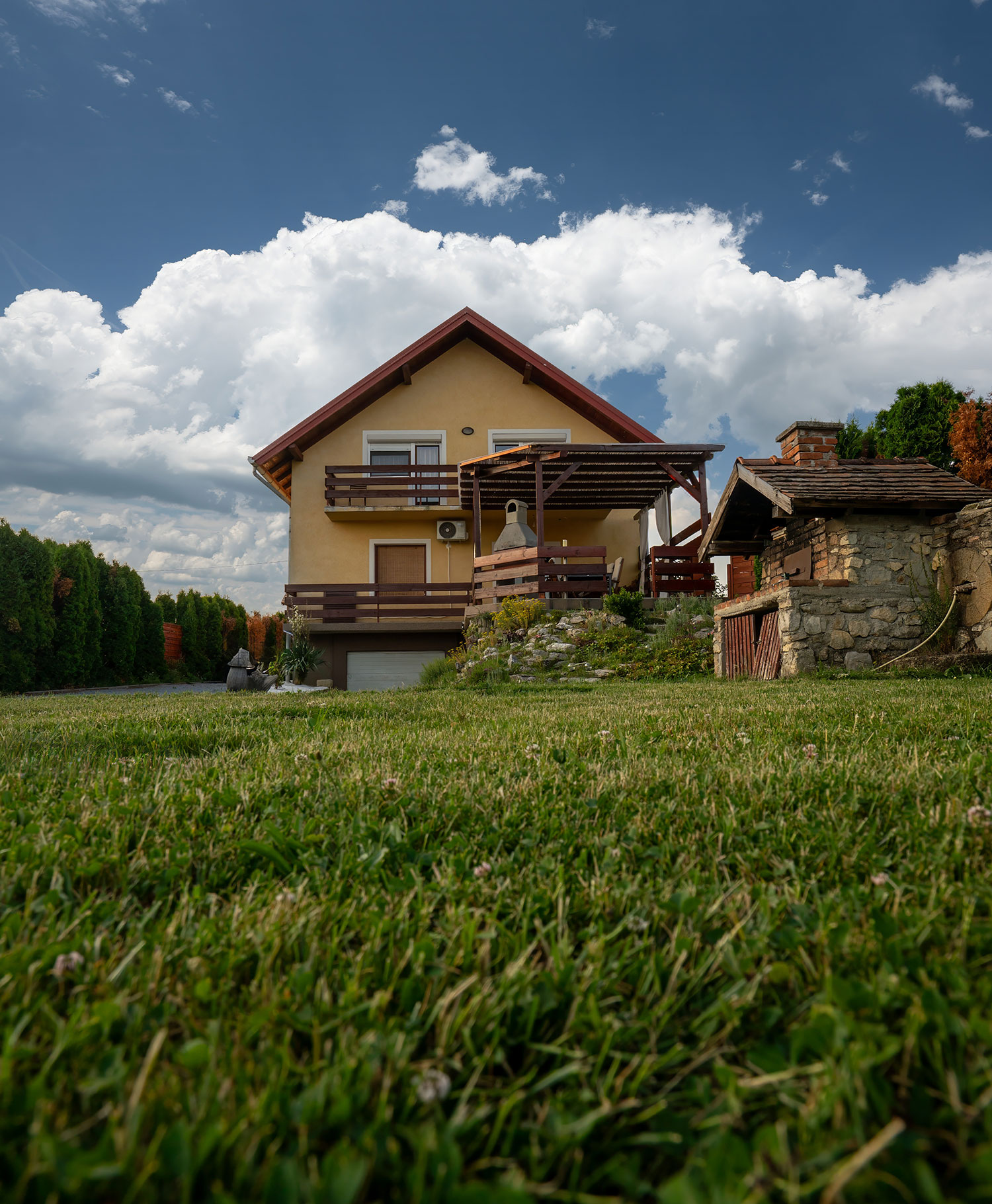 Ella House Velika luxury villa accommodation exterior and grounds in Velika Slavonia Croatia