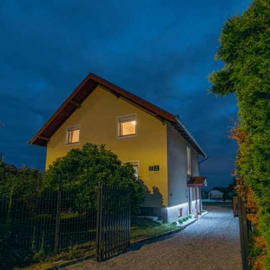 Ella House Velika Rear Exterior - Villa Back View and Outdoor Space Slavonia Croatia